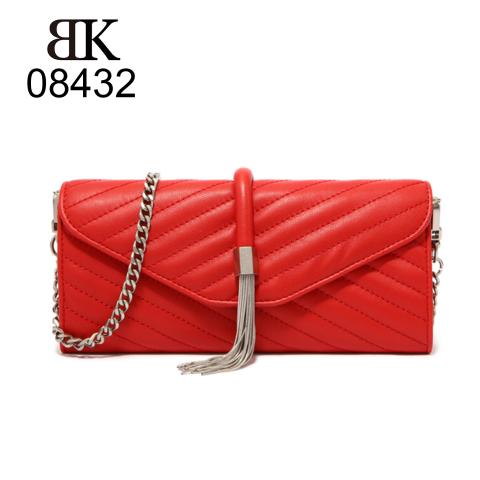 Latest styles of women slim chain wallets