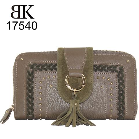 Vintage braide tassel card holder wallets