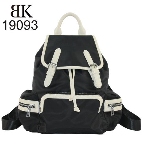 2019 popular zipper pocket nylon backpack manufacturer