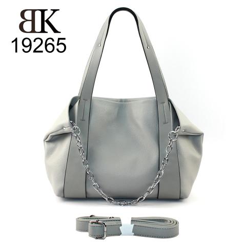 leather hobo bags for women with front chain 