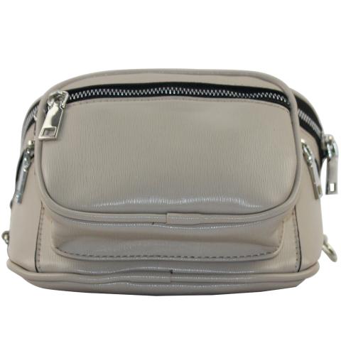 Distinctive design and high capacity makes the shoulder bag fashion, it also come with silver hardware and adjustable shoulder strap.