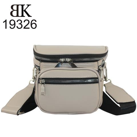 Khaki belt bags organiser collection with zippers
