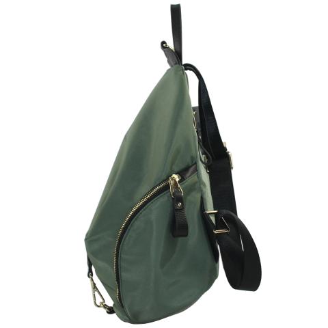 Featuring zipper pocket on front, two little zipper pocket on side, golden hardware and has a bog with ample room to carry all of your necessities.