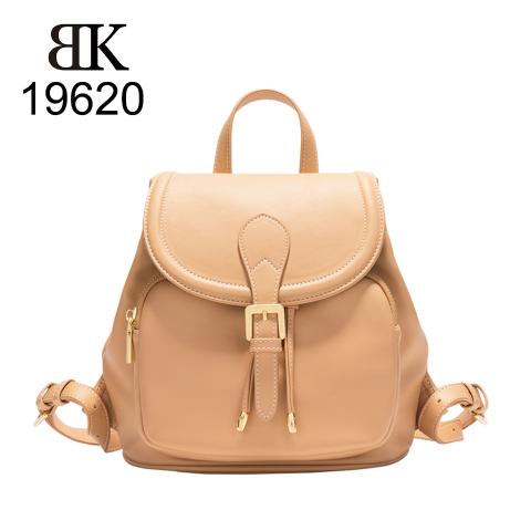 90's cute light tan buckle Vegan backpacks 