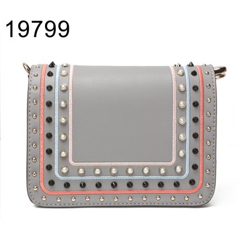 2020 cute rivets & fake Pearl shoulder bag manufacture