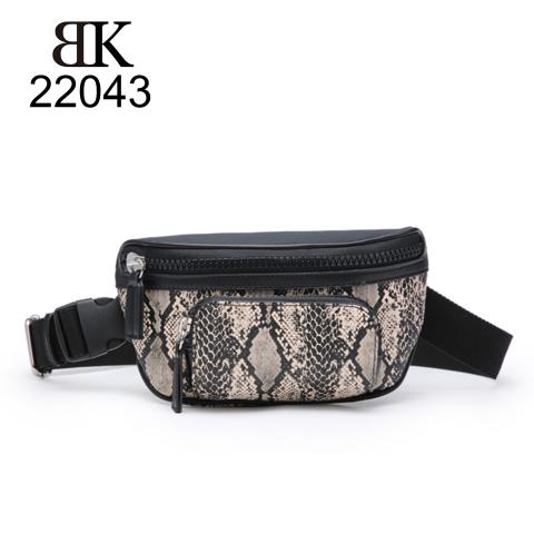 Popular snake-print waist bag hot sale